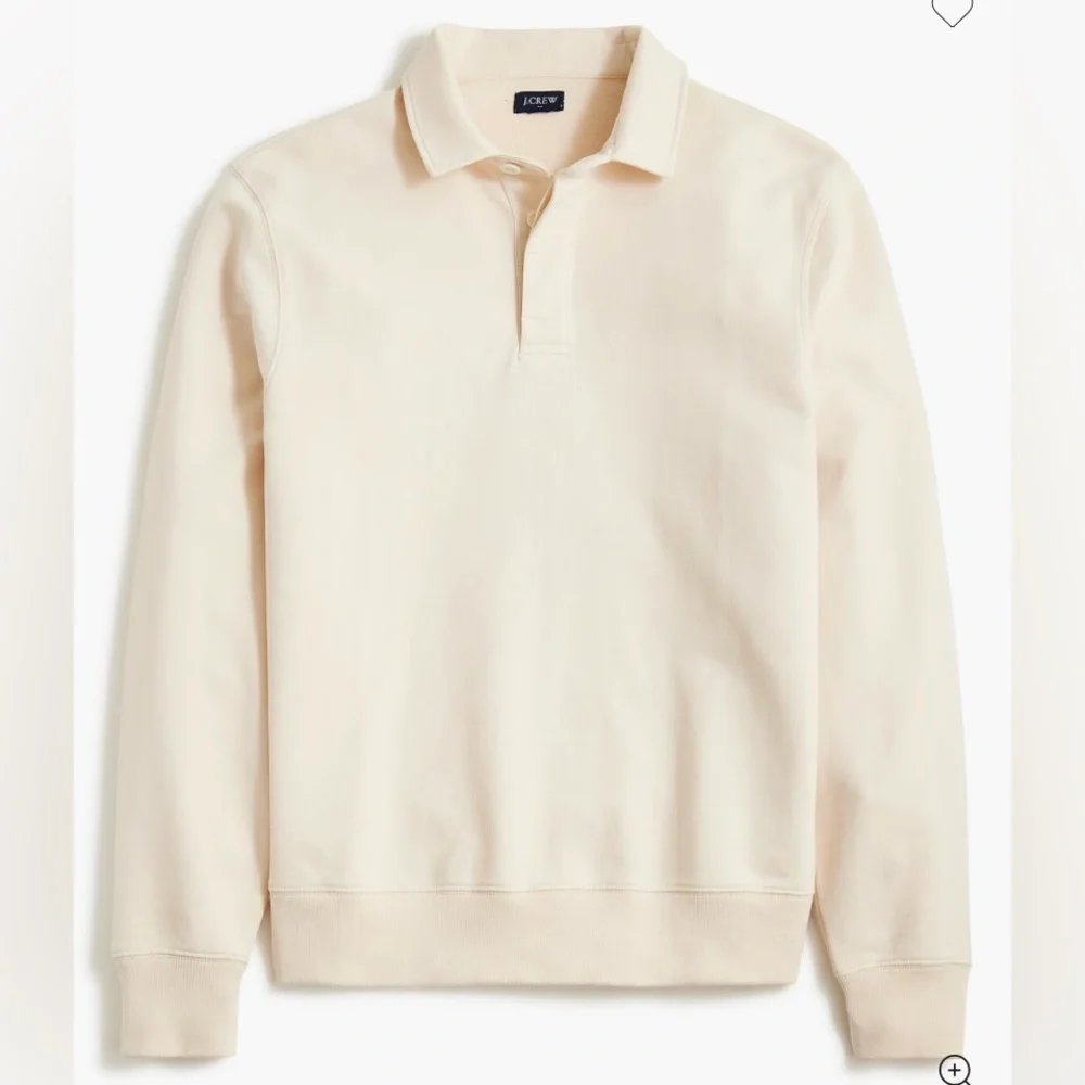 J Crew Men’s Sz‎ M? Natural Rugby Pullover Sweatshirt
